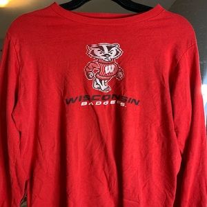Wisconsin badger long sleeve T-shirt!!
